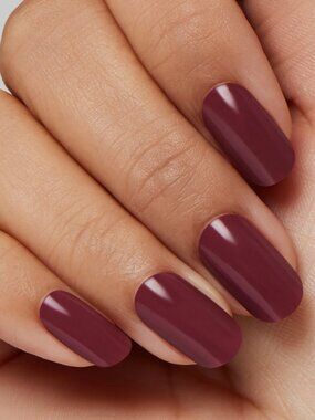 Kleo Kolor LED Gel Nail Strips Wine Not? Burgundy Red 32 Strips NEW